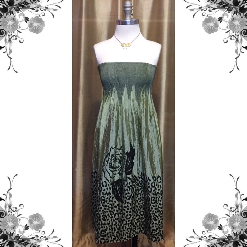 Lapis Boho Convertible Dress